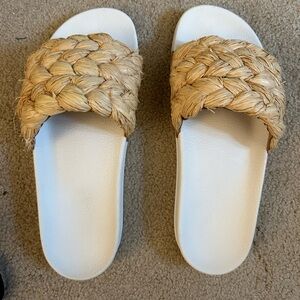 Robert Clergerie Paris Raffia Women’s slides-size 42